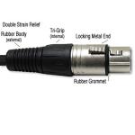 6 Inch Patch Audio Y Cable Cords XLR Female To Dual RCA Male 6" Home Series