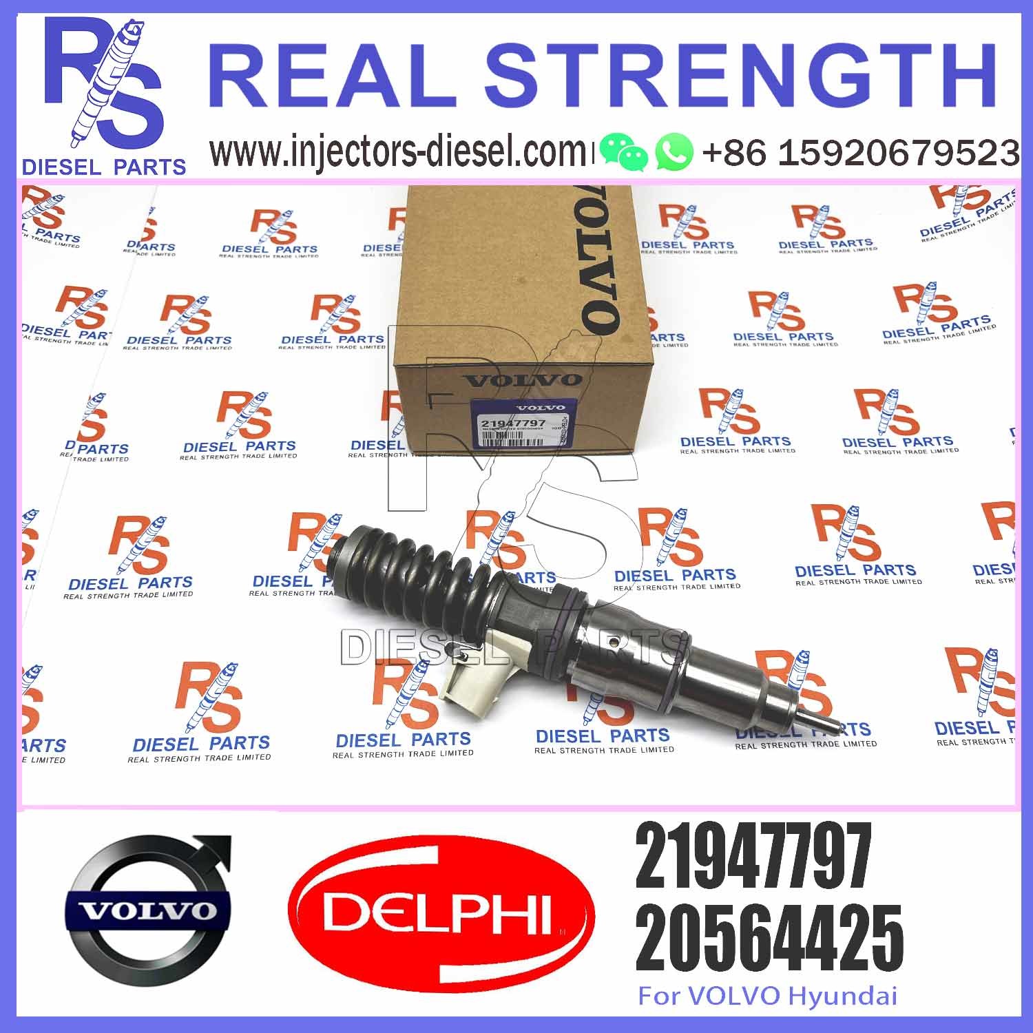 BEBE4D46001 Diesel Fuel Injector Electronic Unit Injectors 21947797 For V-O-L-V