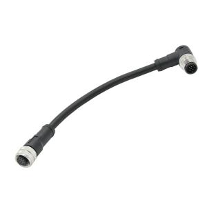 Wholesale Right Angle M12 To M8 Connector Female Male PUR PVC Waterproof Cable Connector from china suppliers