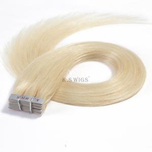 Wholesale Wholesale Perfect Quality 100% Blond color Indian thick Tape on Human hair extensions from china suppliers