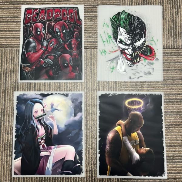 Machine Washable High Stretch Customizable Designs DTF Transfers Heat Transfer Stickers for Apparel Branding