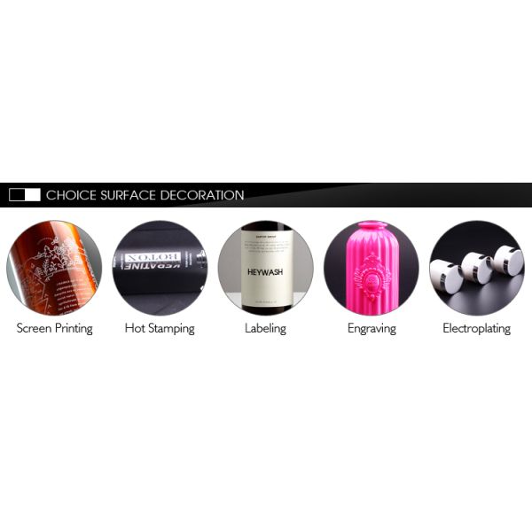 Aluminizing Surface Empty Plastic Shampoo Bottles , Flat Flip Cap Baby Lotion Bottle