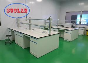 Wholesale Blue Epoxy Resin Countertop Chemistry Lab Bench Cost for Hospital &amp; School Laboratory from china suppliers