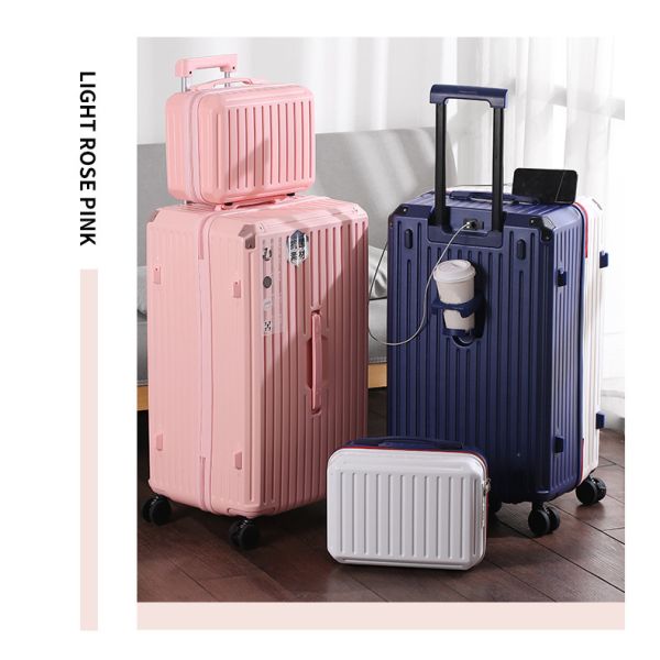 2311 TSA Customs Lock Thickened Trolley Case, Two-Piece Suitcase Set for Women, 2025 New Style, Large Capacity, Sturdy and Durable Travel Suitcase