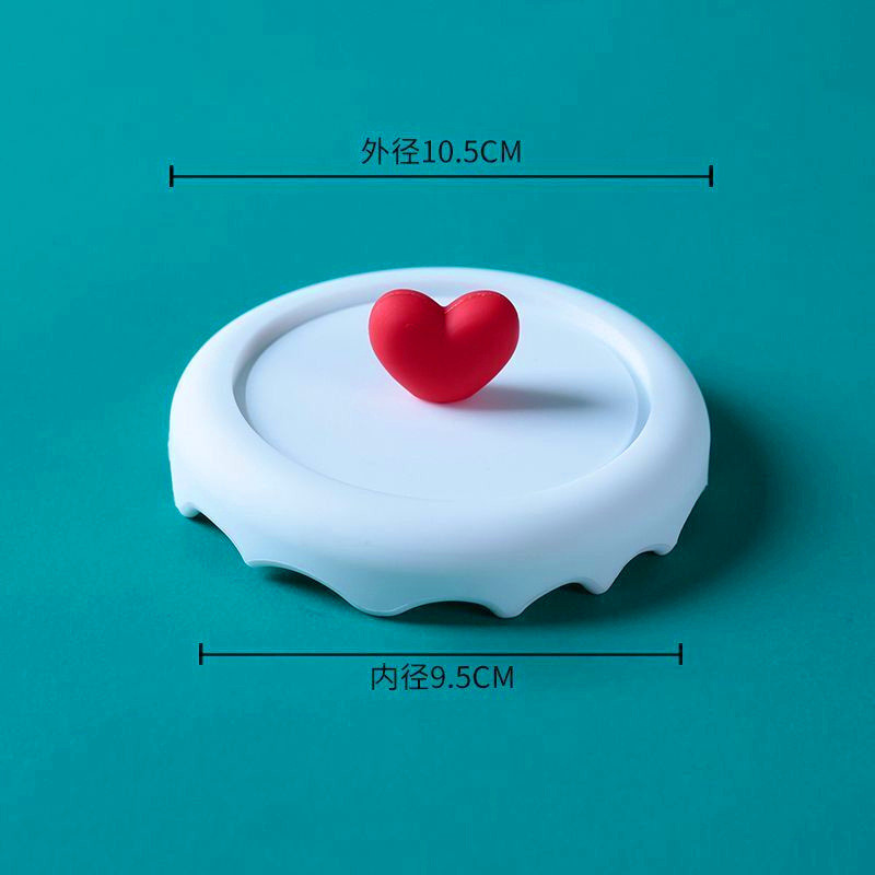 Silicone Cup Lids Set Snow Cover Drink Coaster Anti-Dust Airtight Mug Covers For Hot And Cold Drink Silicone Hot Cup Lid