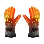 Ski Full Leather Rechargeable Heated Gloves Windproof Waterproof Women Ski