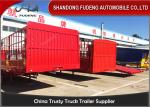 Customized 40ft flatbed drop side wall semi trailer for sale in Africa