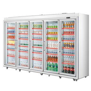 Wholesale Easy Adjust Commercial Upright Freezer Glass Door Good Temperature Evenness from china suppliers