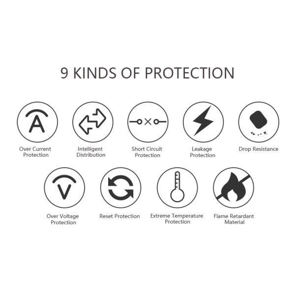 Electric Mobile Smart Battery Charger Lithium Battery Adapter Charger Fireproof