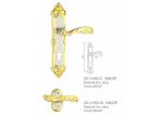 Egypt style interior door handles brush finish customized handle length for