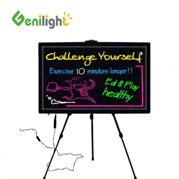 Indoor Multi Color LED Writing Board with Remote Control Erasable Display Mode Animation