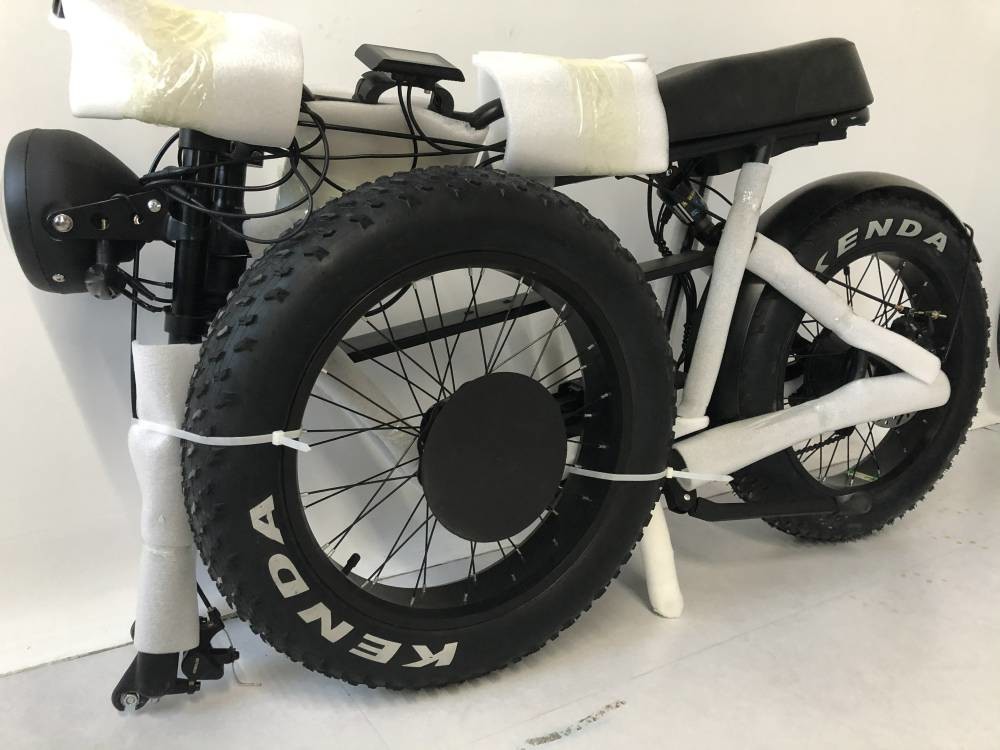 20 Inch Folding Fat Tire Electric Bike 1000w 750 Watt 500w 9.6Ah 40kmh Two Batteries