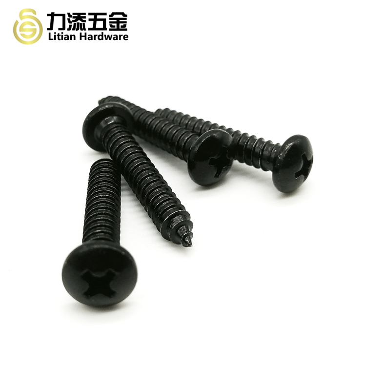 Waterproof Black Zinc Plated Screws , Toxinfree Self Sealing Roofing Screws
