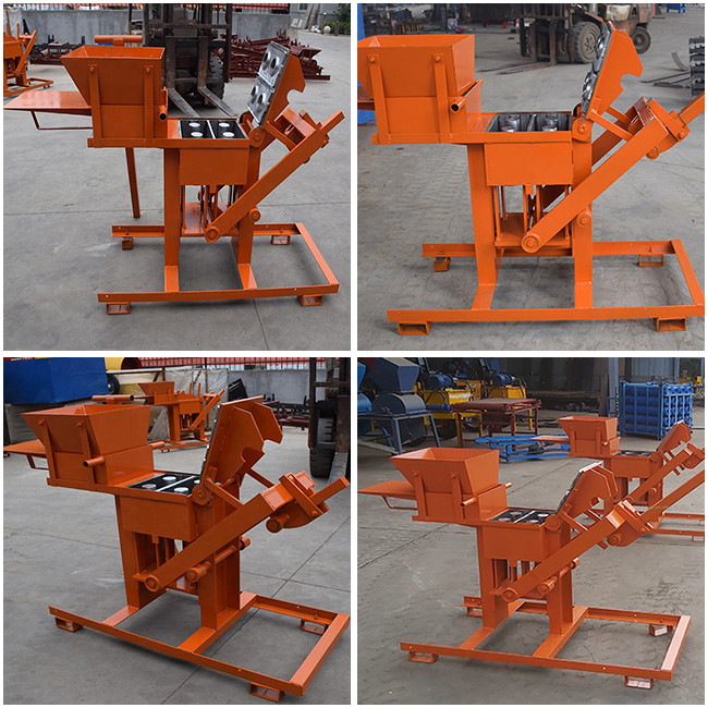 KL2-40 Solid Manual Moudling Interlocking Brick Making Machine