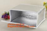 thermal insulation 600D polyester cooler tote bag,Aluminum foil cold thermal