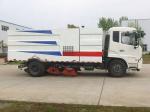 210hp 12cbm Road Sweeping Truck , Small Street Cleaner Truck Euro 2 4x2