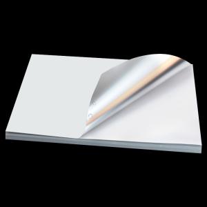 Wholesale High Glossy Sliver Self Adhesive Sticker Paper 130gsm A4 Waterproof from china suppliers