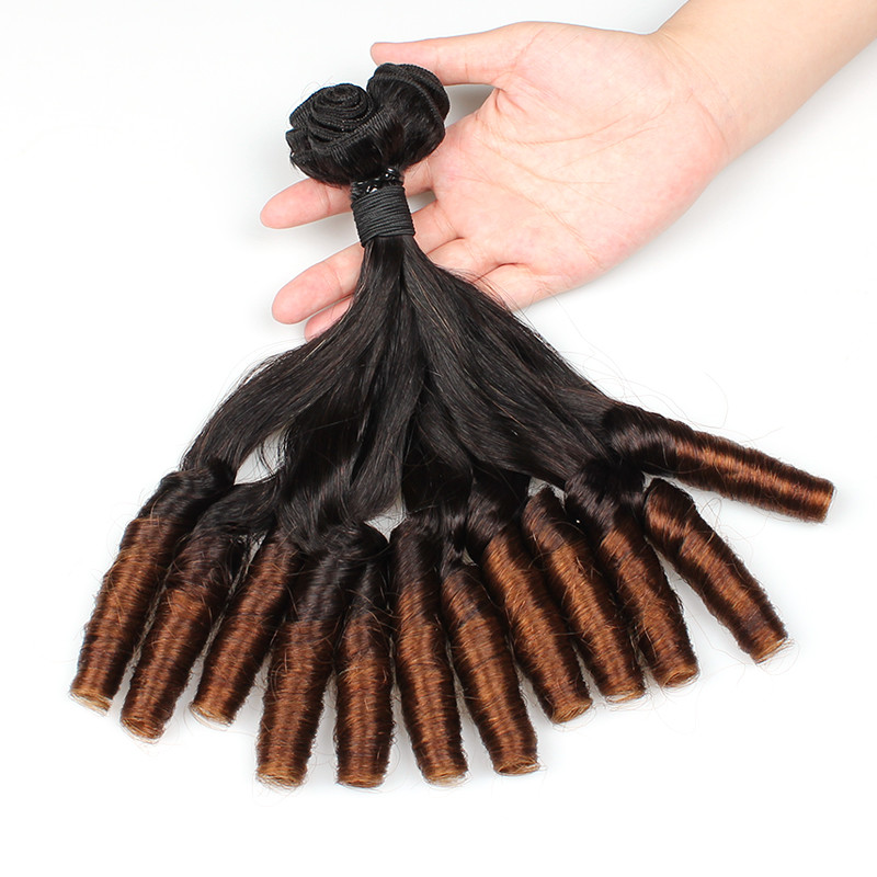 Hair Extension Type and Hair Weaving Raw Brazilian Virgin Hair Wholesale Ombre Color