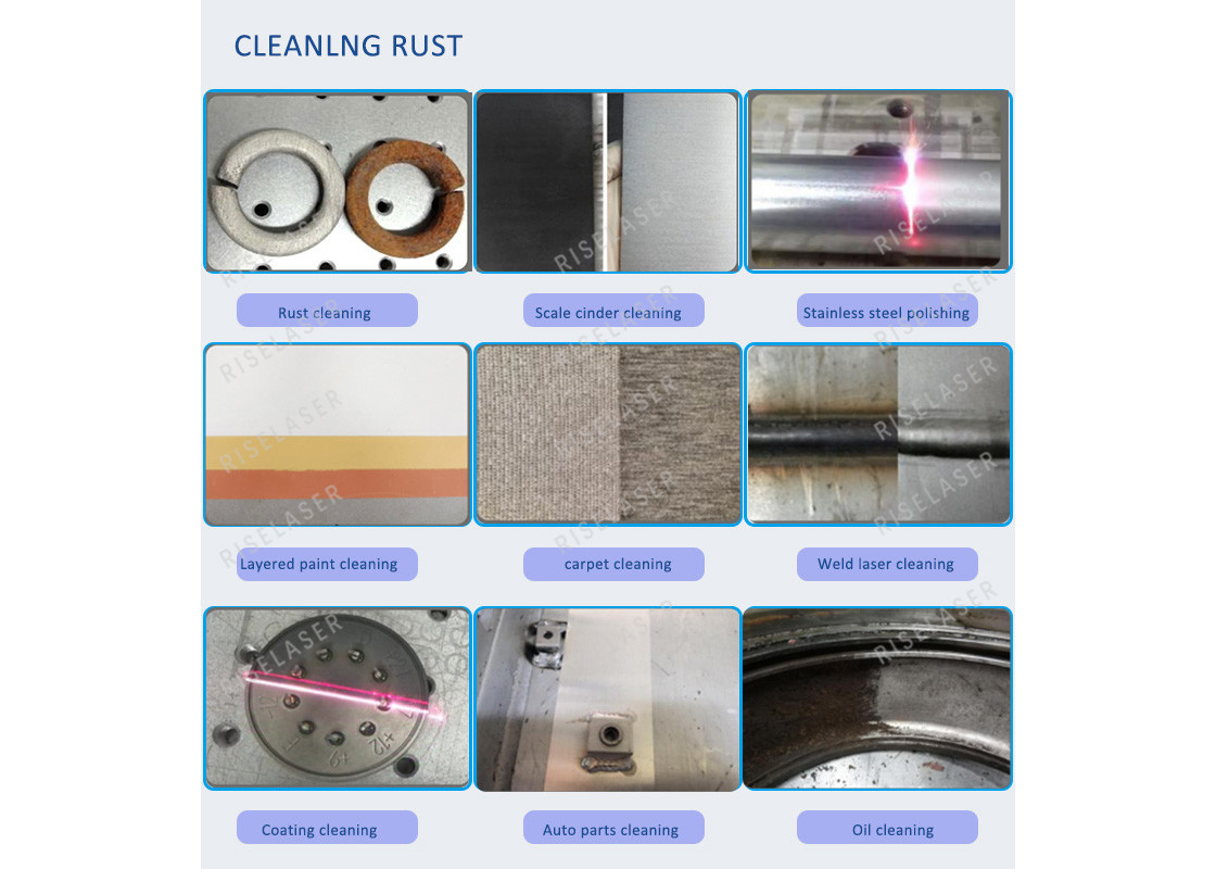 Protable Laser Cleaning Machine 200w Cleaning Laser Rust Removal Machine