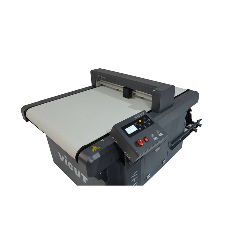 Method of Fixmedia DTF Film Cutter VFC90 Digital Flatbed Cutter Roll Auto Feed Cutter