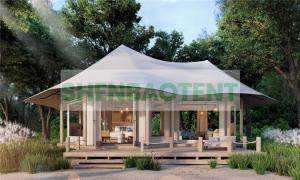 China Forest Camping Mysterious Luxury Resort Tents Hotels Membrane Structure Custom Designs on sale