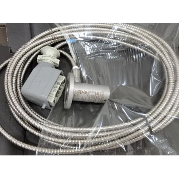 EPRO PR9268/601-000 Absolute Vibration Transducer with Armored 5m Cable and Harting Connector for High-Temp Environments Up to 200°C