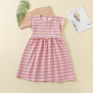Wholesale Baby Girl Dress Clothes Floral Print Baby Summer Dress Toddler Girl Sleeveless 100% Cotton Flower Casual Dresses from china suppliers