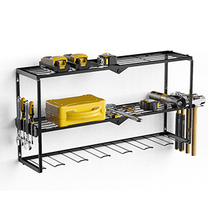 7 Drill Holders Metal Tool Box Organizers for Easy Cordless Drill and Tool Organization