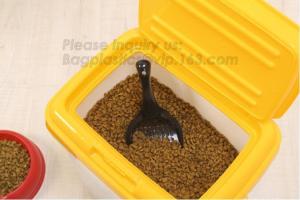Wholesale Pet Foods Storage Containers Bowls with Spoons Cat's Dog's Kitty's Puppy's Feeders Accessories Canisters Set, bagease from china suppliers