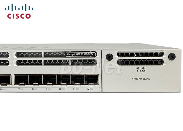 Cisco 3850 12 Port 10G Fiber IP Base Network Switch WS-C3850-12XS-S 350WAC