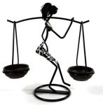 Creative African Girls Iron Figure Candle Holder for Home Decoration