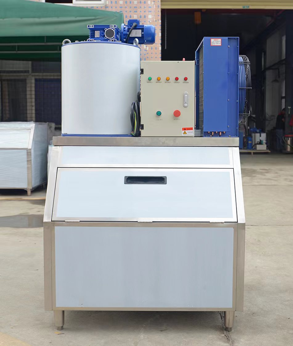 Commercial Industrial Ice Making Machine 1.5ton 1500kg Big Block Flake Ice Machine Prices for Business Food