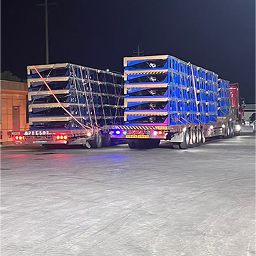 Rapid Anti Slip Hydraulic Loading Dock Leveler for E Commerce Fulfillment Center Docks
