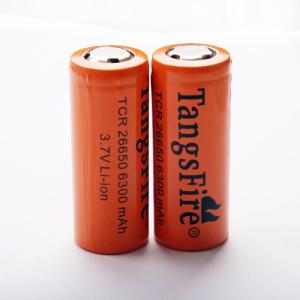 Wholesale Tangsfire TCR 26650 battery 6300mah 3.7V/26650 6300mAh 3.7V rechargeable Li-ion battery from china suppliers