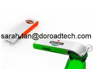 Wholesale High Speed USB3.0 Metal Bottle Opener USB Pen Drives, Portable Push Pull Bottle Opener USB from china suppliers
