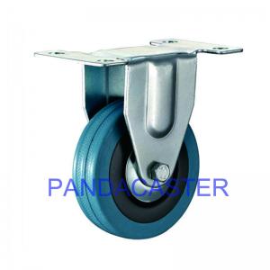 China Light Duty Trolley Swivel Wheels , Gray 3 Inch Rubber Caster Wheels on sale