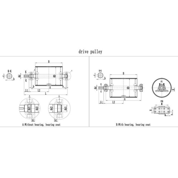 500mm Ceramic Pulley