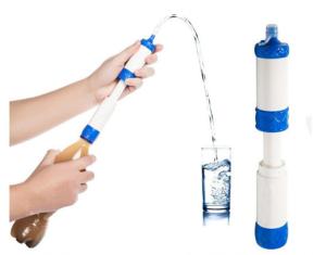 Wholesale Blue 1L Survival Water Filter Straw For Outdoor Camping from china suppliers