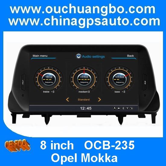 Ouchuangbo S100 platform DVD stereo Radio Opel Mokka Car GPS Navigation A8