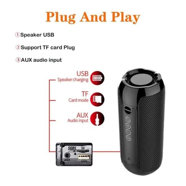 Outdoor Portable Bluetooth Wireless Speaker