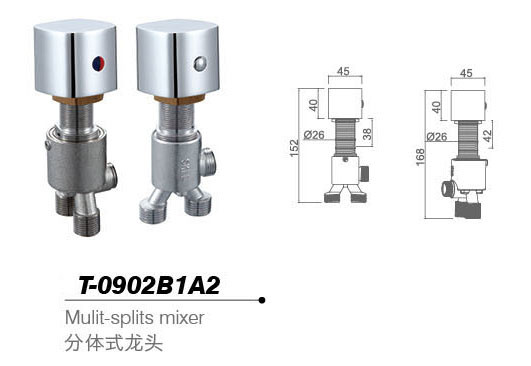 Bathtub mixer,Faucet,cold/hot water basin tap T-0902B1A2