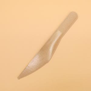 Wholesale disposable degradable paper knife tableware set western dessert fork easy to carry paper spoon from china suppliers