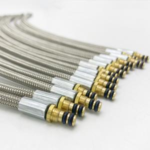 China Braided Stainless Steel Wire Flexible Gas Hose For Stove High Pressure on sale