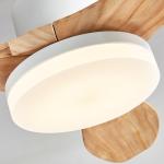Plywood Blade Vintage Electric 20w Ceiling Fan 52 Inch With Light Decoration For
