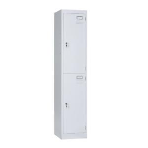 Wholesale Two Doors Metal Lockers Steel Storage Locker Cabinet Powder Coating from china suppliers