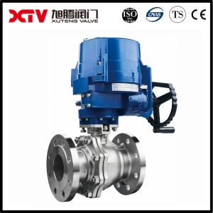 Wholesale Electric Driving Mode Special Material Cast Steel Water Industrial Flanged Ball Valve from china suppliers