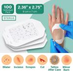 Transparent Film Dressing, Large Waterproof Adhesive Patch | Window Frame Wound