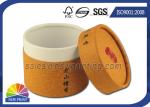 Customized Cylinder Paper Packaging Tube , Food Grade Round Paper Tube