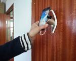 COMER anti-theft cable locking devices for gsm cell phone charger desktop