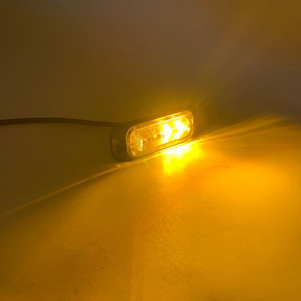 Side Flashing 12V - 24V LED Strobe Warning Lights IP67 Strobe Light For Vehicle